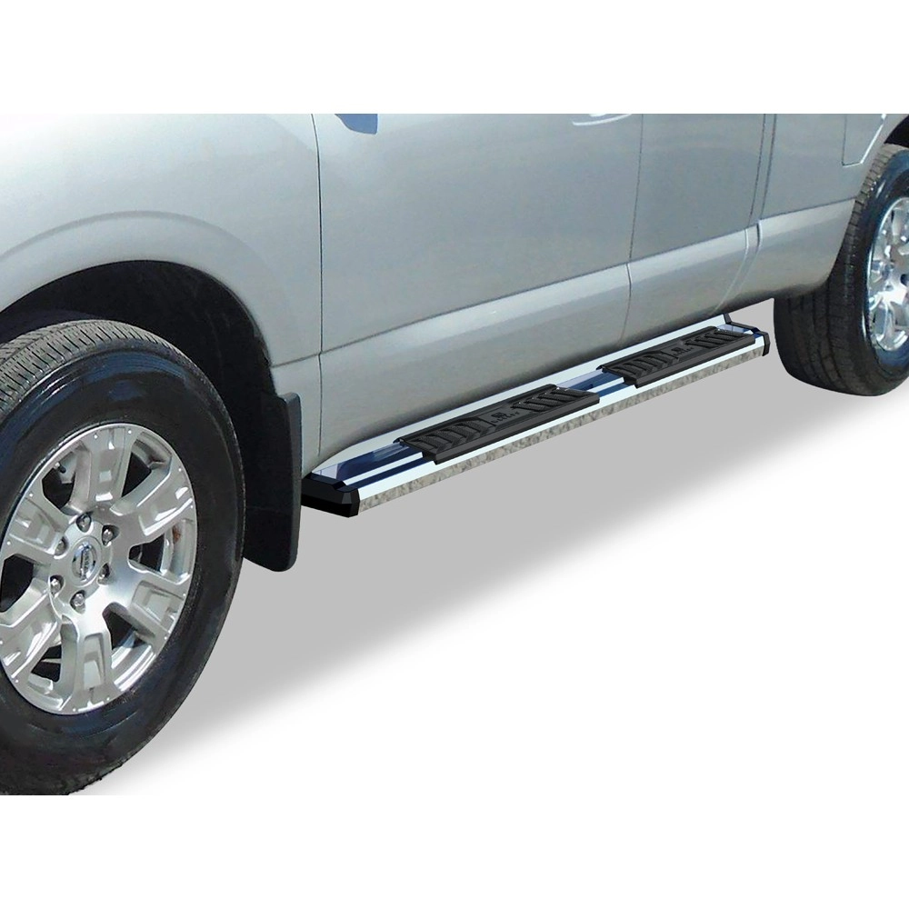 APS WB14SJD9S - OE Style Door-to-Door Polished Stainless Steel Running Boards