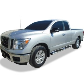 APS WB14SJD9S - OE Style Door-to-Door Polished Stainless Steel Running Boards