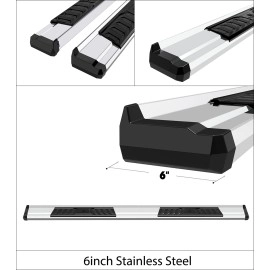APS WB14SJD9S - OE Style Door-to-Door Polished Stainless Steel Running Boards