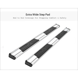 APS WB14SJD9S - OE Style Door-to-Door Polished Stainless Steel Running Boards
