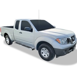 APS WB14SJI4S - OE Style Door-to-Door Polished Stainless Steel Running Boards