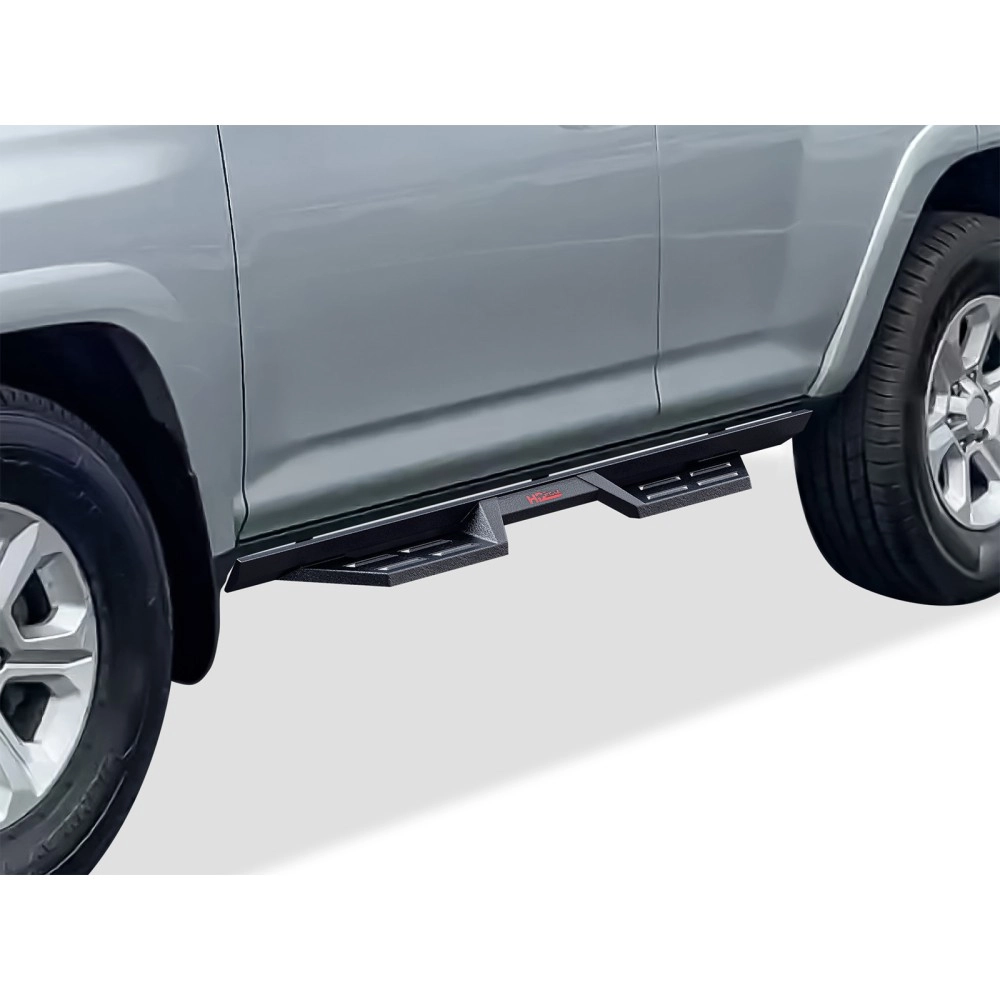 APS WB20DBH0B - Drop Style Door-to-Door Black Carbon Steel Nerf Bars