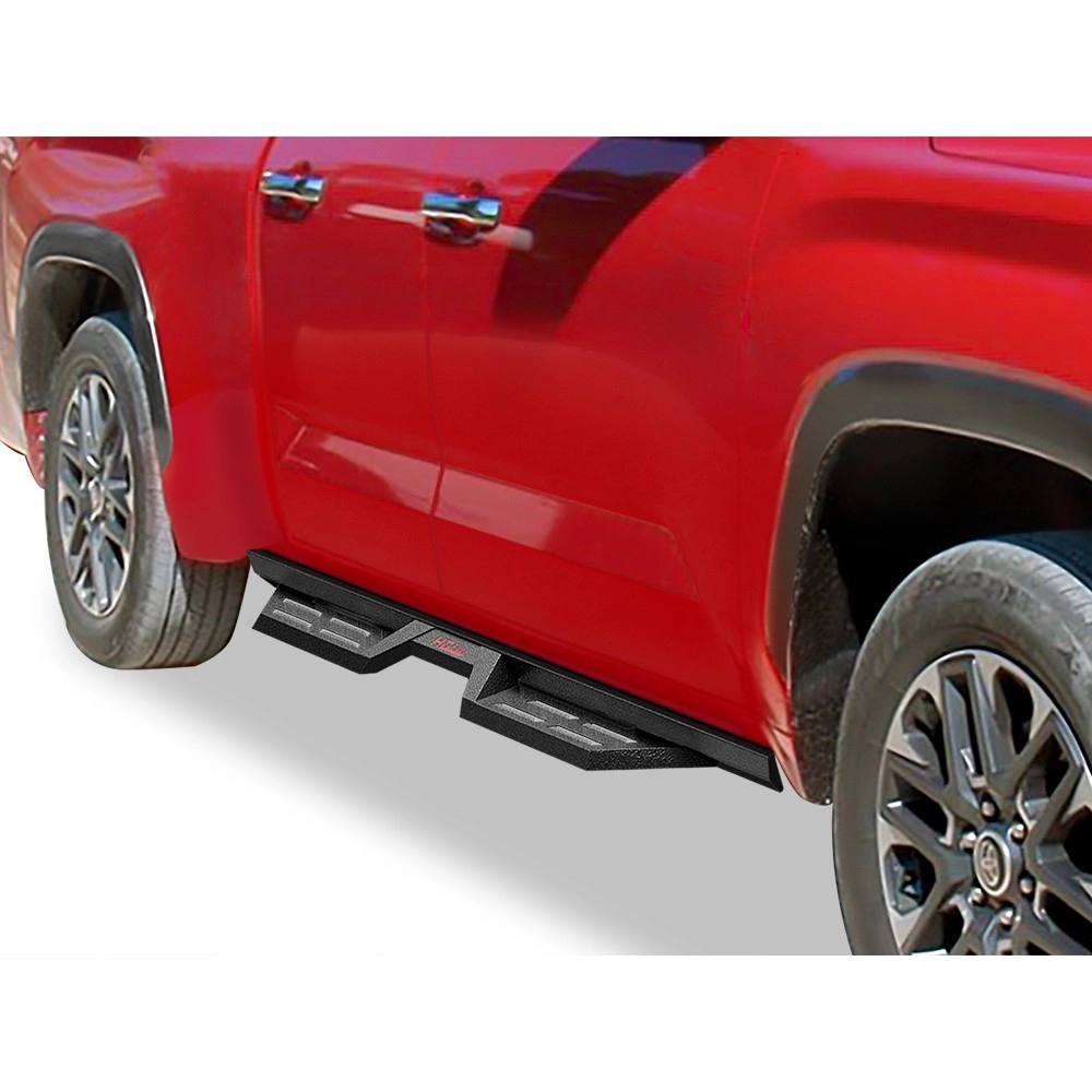 APS WB20DBI7B - Drop Style Door-to-Door Black Carbon Steel Nerf Bars
