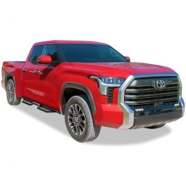 APS WB20DBI7B - Drop Style Door-to-Door Black Carbon Steel Nerf Bars