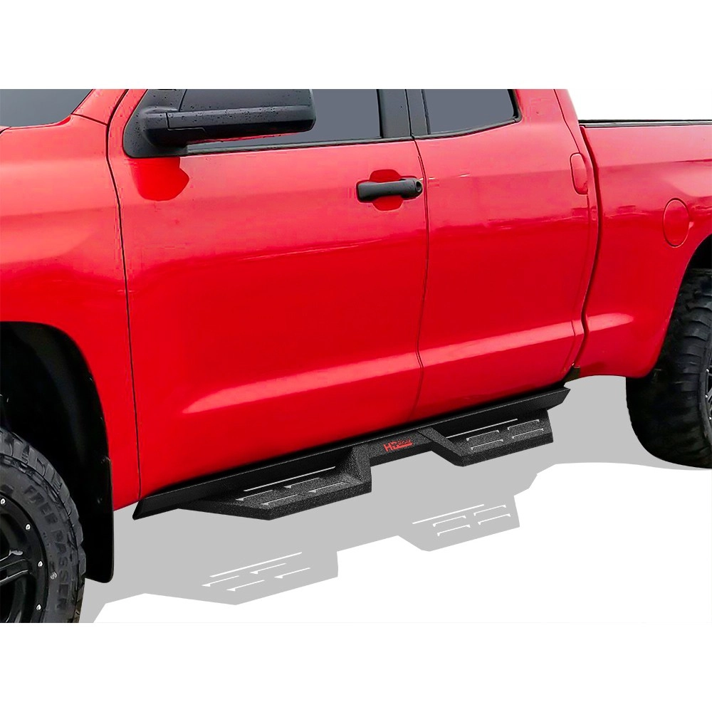 APS WB20DJI7B - Drop Style Door-to-Door Black Carbon Steel Nerf Bars