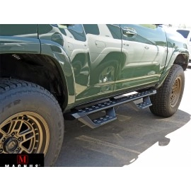 APS WB20RBH0B - Drop Style Door-to-Door Black Carbon Steel Nerf Bars
