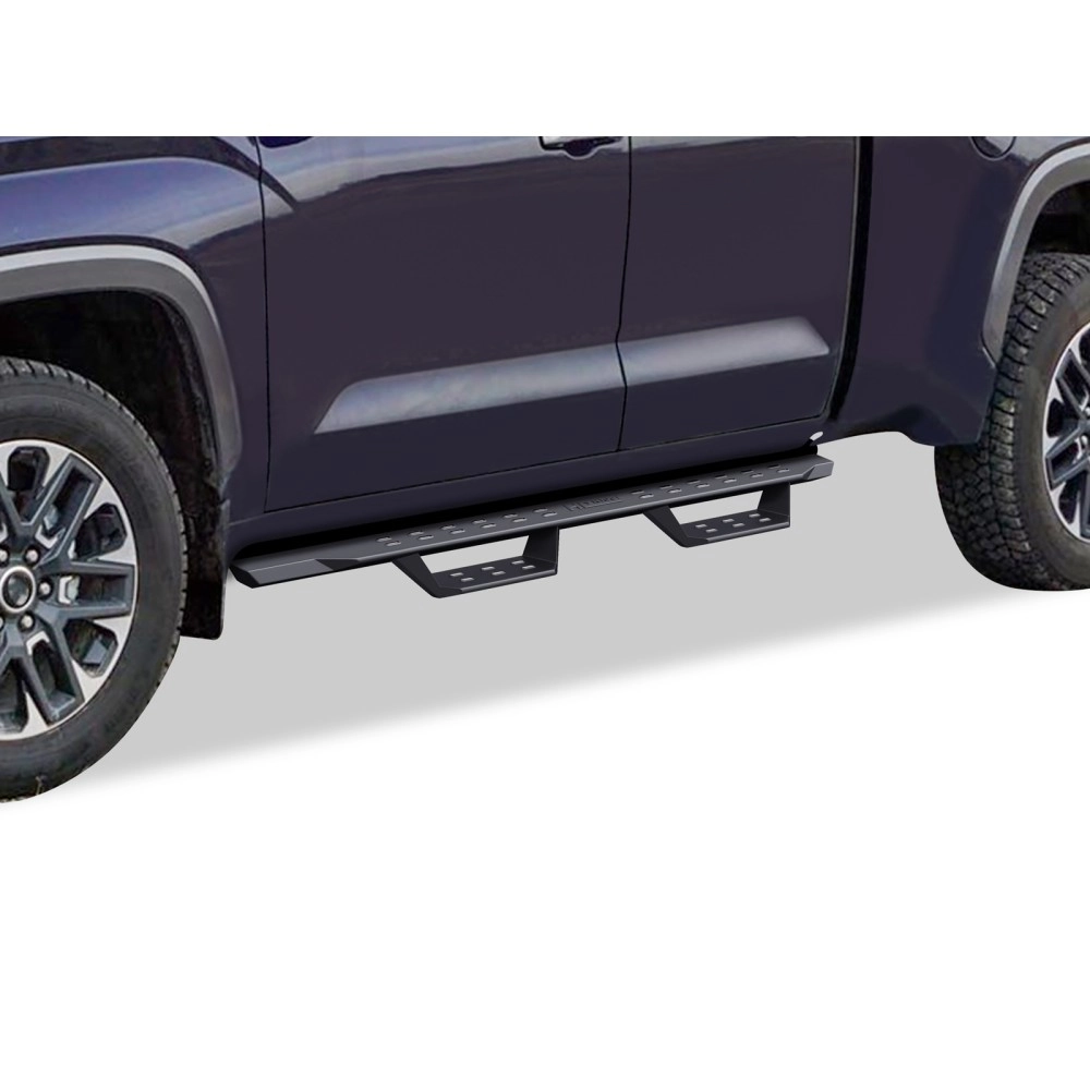 APS WB20RBI7B - Drop Style Door-to-Door Black Carbon Steel Nerf Bars