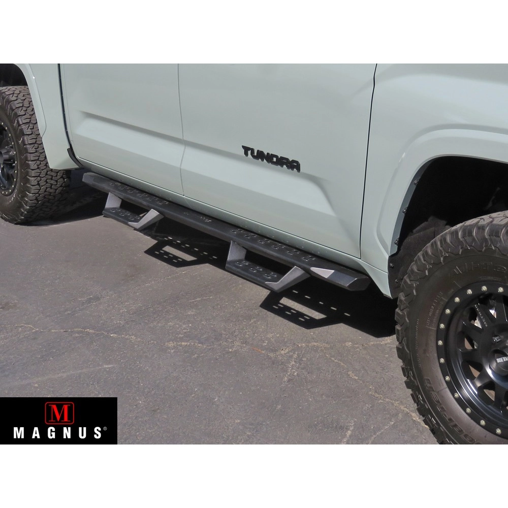 APS WB20RBI8B - Drop Style Door-to-Door Black Carbon Steel Nerf Bars