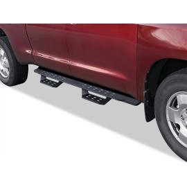 APS WB20RJI7B - Drop Style Door-to-Door Black Carbon Steel Nerf Bars