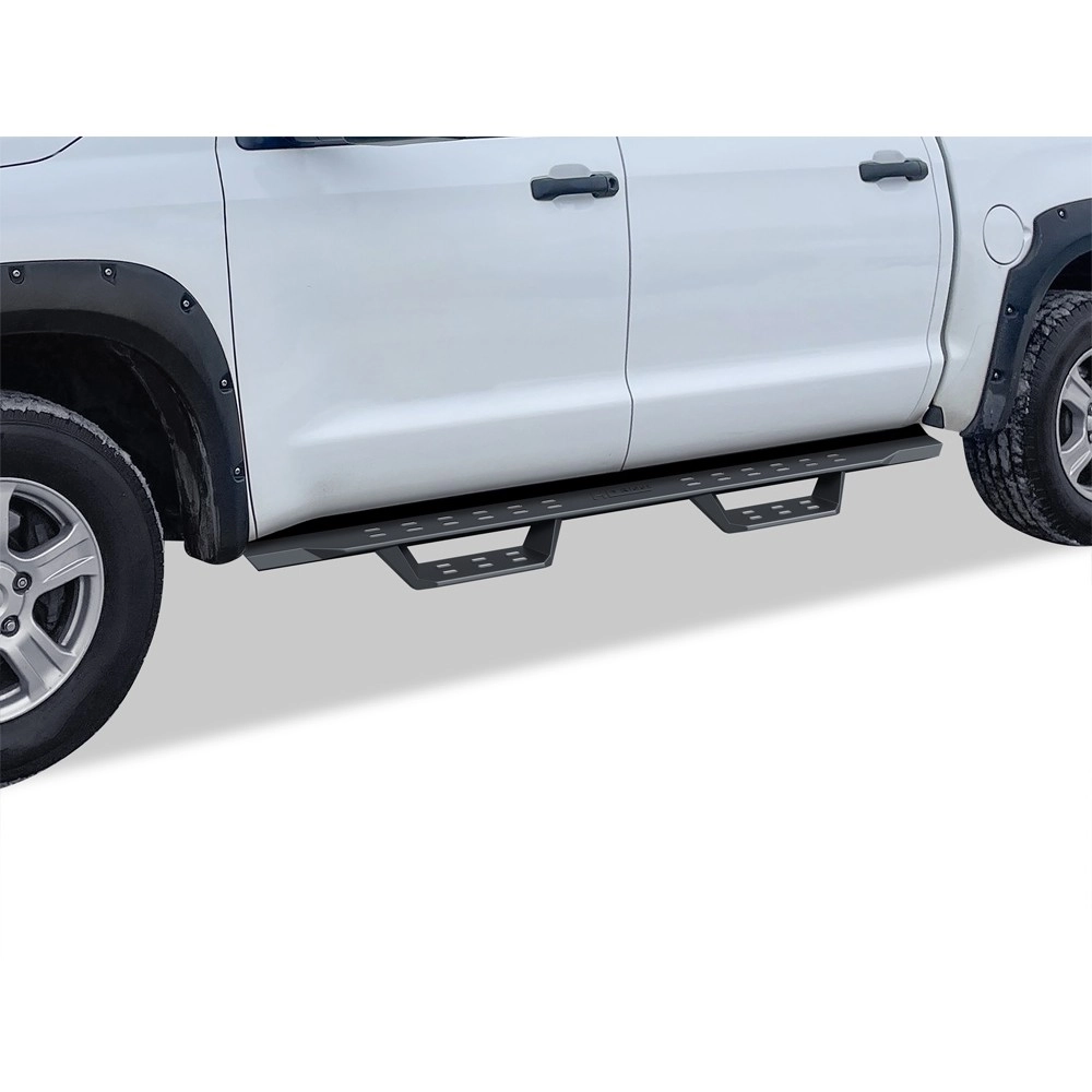 APS WB20RJI8B - Drop Style Door-to-Door Black Carbon Steel Nerf Bars