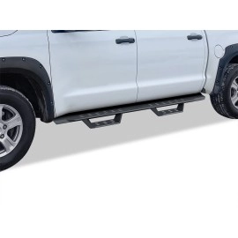 APS WB20RJI8B - Drop Style Door-to-Door Black Carbon Steel Nerf Bars