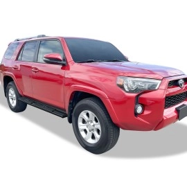 APS WB20SBC0B - OE Style Door-to-Door Black Carbon Steel Running Boards