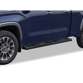 APS WB20SBI7B - OE Style Door-to-Door Black Carbon Steel Running Boards