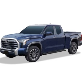 APS WB20SBI7B - OE Style Door-to-Door Black Carbon Steel Running Boards