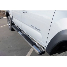APS WB20SJE8S - OE Style Door-to-Door Polished Stainless Steel Running Boards