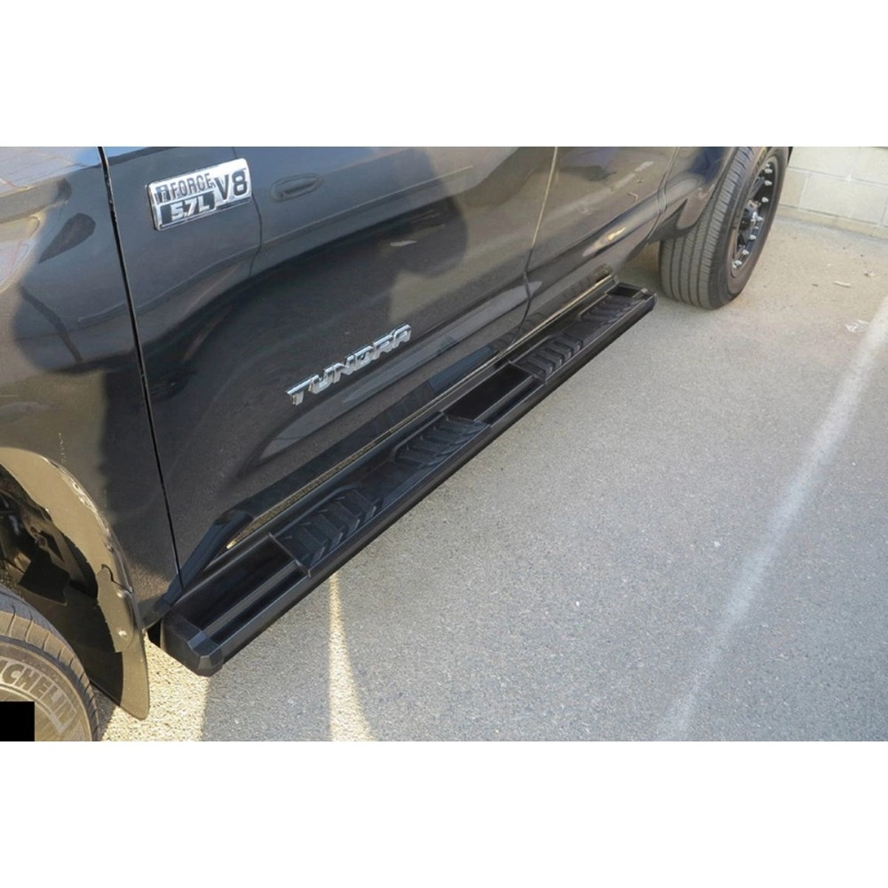 APS WB20SJI7B - OE Style Door-to-Door Black Carbon Steel Running Boards