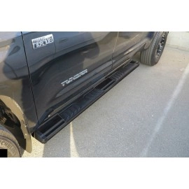 APS WB20SJI7B - OE Style Door-to-Door Black Carbon Steel Running Boards