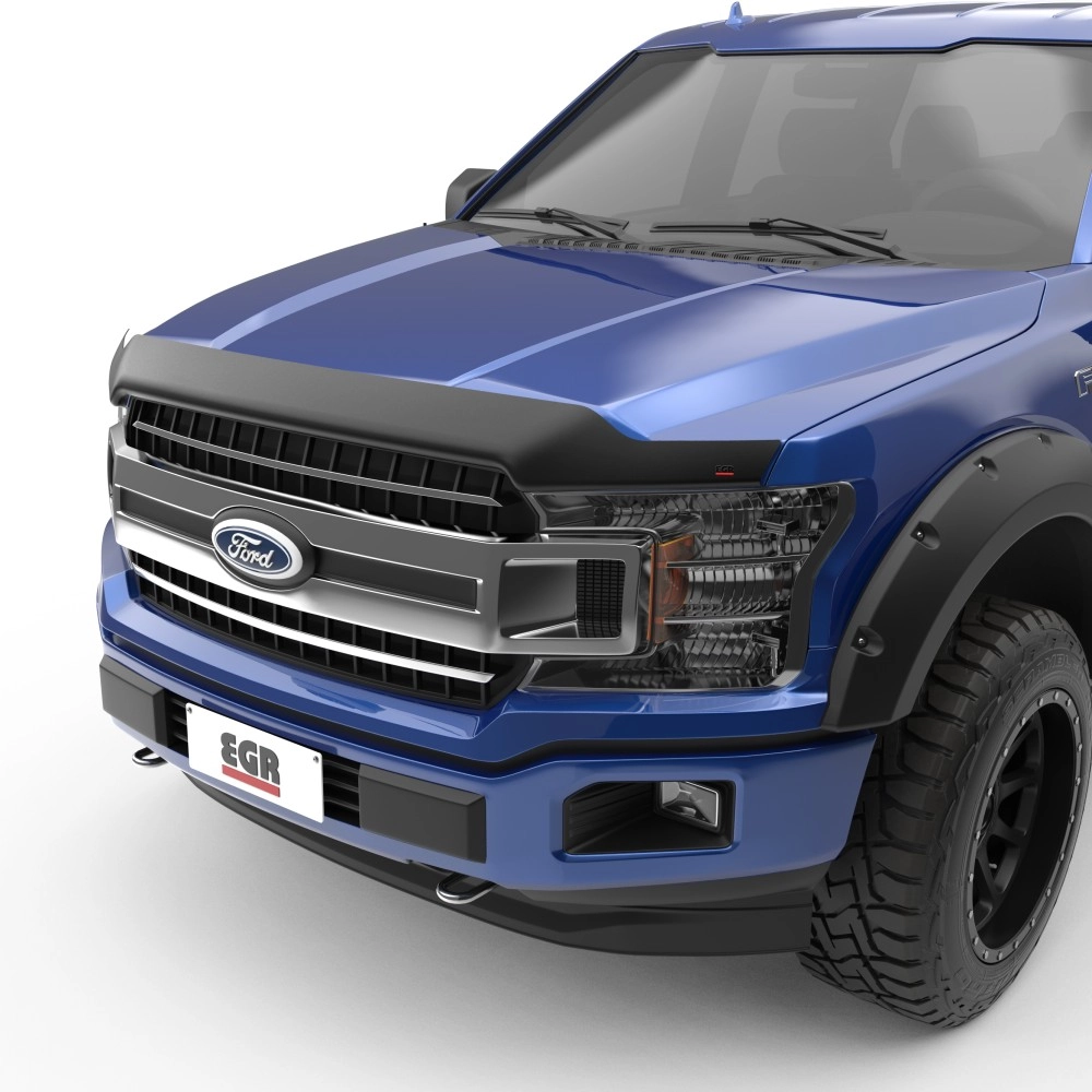 EGR 303475 - Superguard Matte Black Bug Deflector For 15-20 Ford F-150