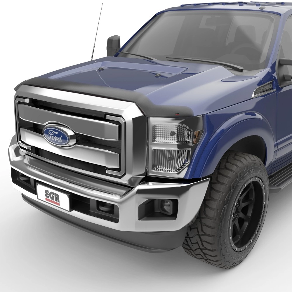 EGR 303815 - Superguard Matte Black Bug Deflector For 11-16 Ford F-250 / F-350 / F450 SD