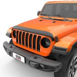 EGR 305255 - Superguard Matte Black Bug Deflector For 18-25 Wrangler|20-25 Gladiator