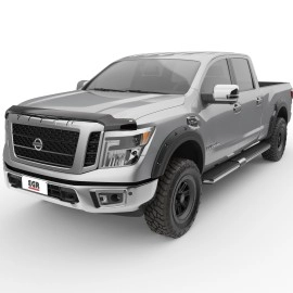 EGR 305901 - Superguard Smoke Bug Deflector For 16-24 Nissan Titan XD