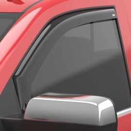 EGR 561571 - Matte Black Front In Channel Window Visors For 14-18 GM Truck 1500|15-19 GM Truck 2500 / 3500 HD