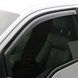 EGR 561575 - Dark Smoke Front In Channel Window Visors For 14-18 Silverado 1500|15-19 Silverado 2500 / 3500 HD