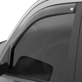 EGR 562651 - Matte Black Front In Channel Window Visors For 09-18 Ram 1500|10-18 Ram 2500 / 3500