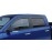 EGR 571501 - Dark Smoke Front & Rear In Channel Window Visors For 07-13 GM Truck 1500|07-14 2500 / 3500 HD