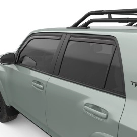 EGR 575221 - Dark Smoke Front & Rear In Channel Window Visors For 10-23 Toyota 4Runner