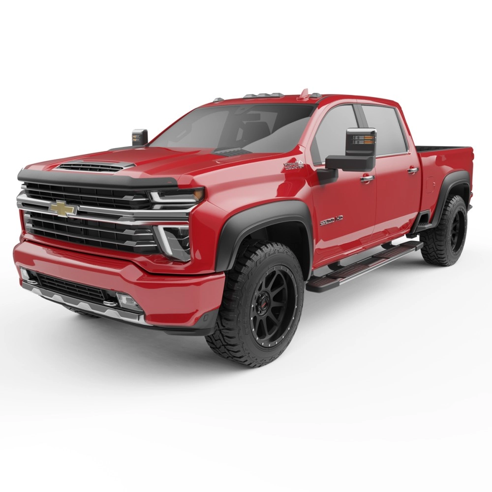 EGR 751884 - Rugged Look Fender Flare Set For 20-25 Chevy Silverado 2500 / 3500 HD