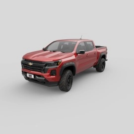 EGR 791425 - Bolt-on Blackout Look Fender Flare Set For 23-25 Chevy Colorado