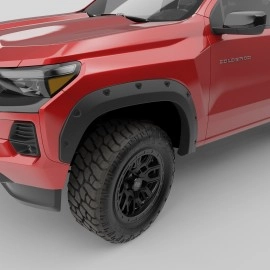 EGR 791425 - Bolt-on Blackout Look Fender Flare Set For 23-25 Chevy Colorado