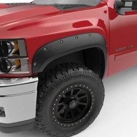 EGR 791504 - Premium Bolt-on Look Fender Flare Set For 07-13 Chevy Silverado 1500|07-14 2500 / 3500 HD