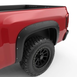 EGR 791504 - Premium Bolt-on Look Fender Flare Set For 07-13 Chevy Silverado 1500|07-14 2500 / 3500 HD