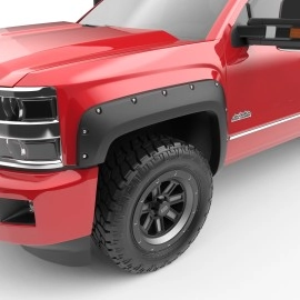 EGR 791574 - Premium Bolt-on Look Fender Flare Set For 14-18 Silverado 1500|15-19 Silverado 2500 / 3500 HD