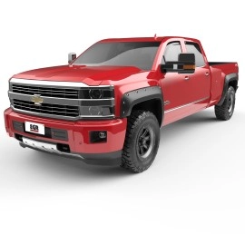 EGR 791574 - Premium Bolt-on Look Fender Flare Set For 14-18 Silverado 1500|15-19 Silverado 2500 / 3500 HD