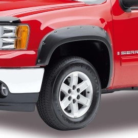 EGR 791614-C - Bolt-On Look Fender Flare Set For 07-10 GMC Sierra 2500 / 3500 HD