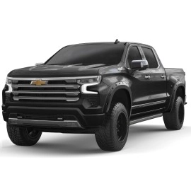 EGR 791654-GBA - Premium Bolt-on Look Fender Flare Set For 23-25 Chevy Silverado 1500