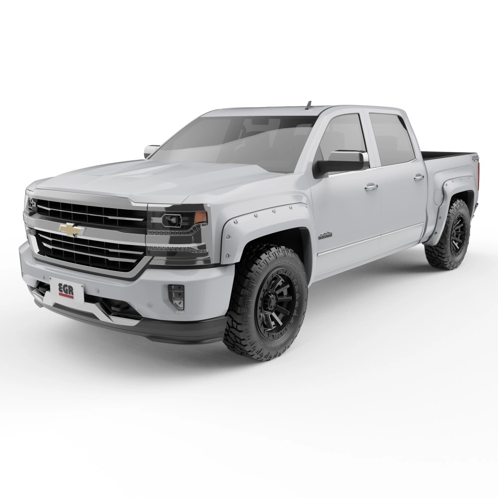 EGR 791674-GAZ - Premium Bolt-on Look Fender Flare Set For 14-18 Chevy Silverado 1500