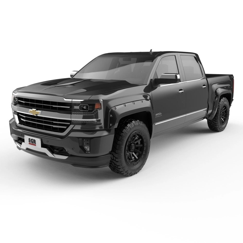 EGR 791674-GBA - Premium Bolt-on Look Fender Flare Set For 14-18 Chevy Silverado 1500