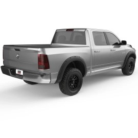 EGR 792655 - Bolt-on Blackout Look Fender Flare Set For 09-18 Ram 1500|19-24 Ram 1500 Classic