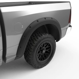EGR 792655 - Bolt-on Blackout Look Fender Flare Set For 09-18 Ram 1500|19-24 Ram 1500 Classic