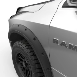 EGR 792655 - Bolt-on Blackout Look Fender Flare Set For 09-18 Ram 1500|19-24 Ram 1500 Classic