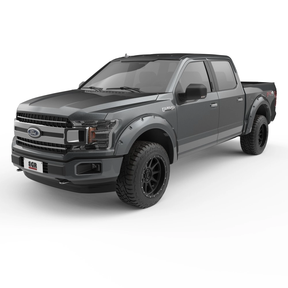 EGR 793474-J7 - Premium Bolt-on Look Fender Flare Set For 15-17 Ford F-150