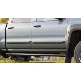 EGR 991674 - Bolt-On Look Side Trim Moldings For Full Size Truck Crew Cab