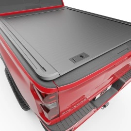 EGR RT040035ML - Rolltrac Manual Retractable Bed Cover For 20-25 GM Silverado / Sierra 2500 / 3500 HD