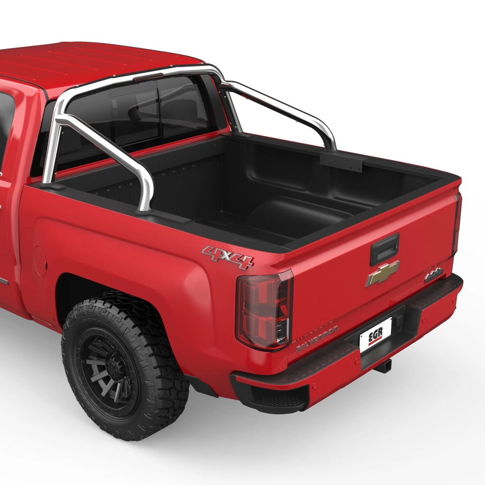EGR SBAR0099 - Chome Stainless Steel Truck Roll Bar For 14-23 Chevy Silverado 1500 EGR SBAR0099 - Chome Stainless Steel Truck Roll Bar For 14-23 Chevy Silverado 1500