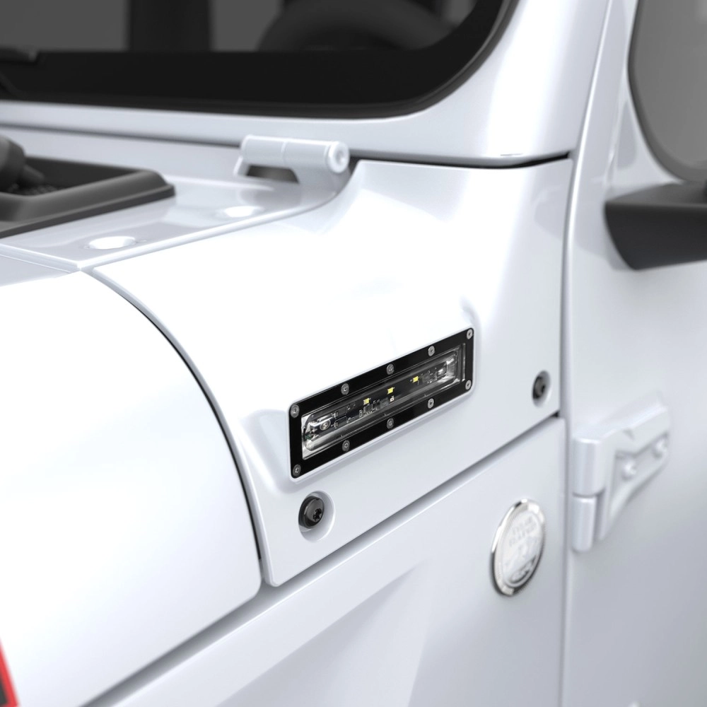 EGR VSLJP0190 - Bright White VSL Series Side LED Lights For 18-25 Wrangler|20-25 Gladiator