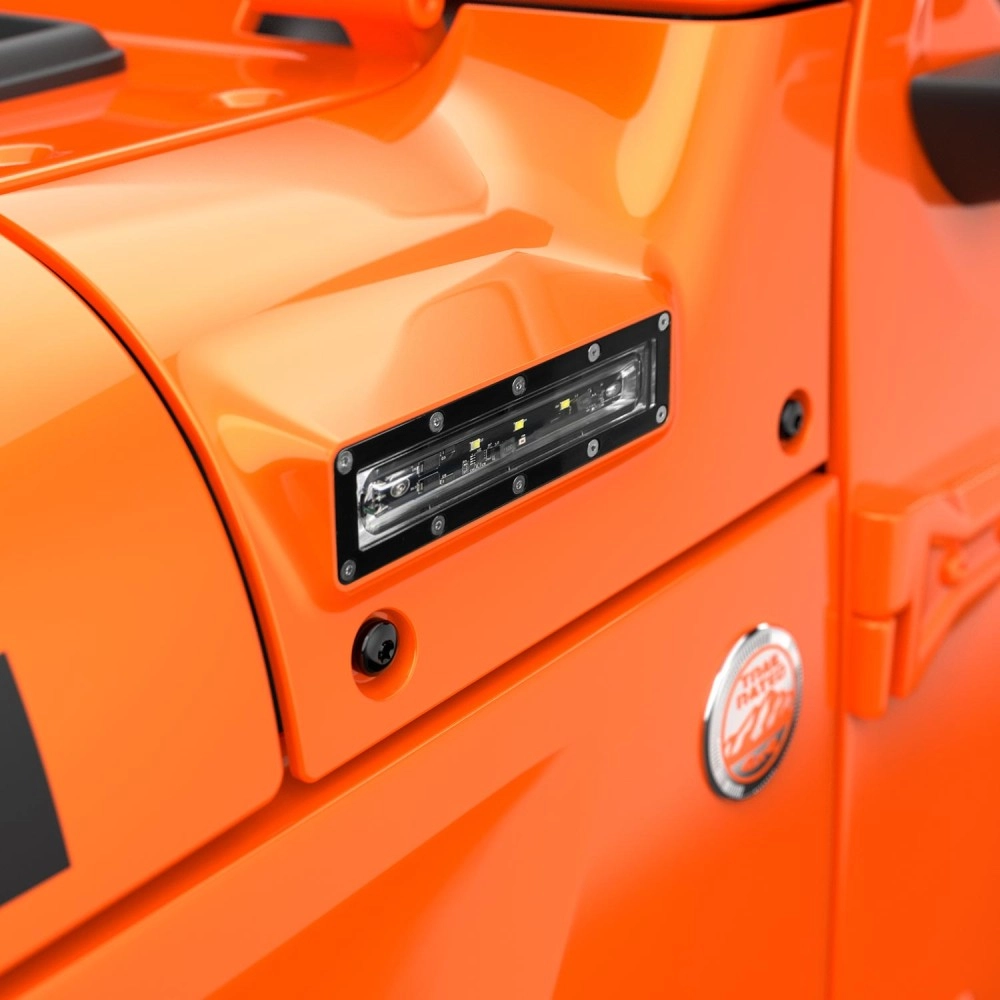 EGR VSLJP0901 - Punk'n Orange VSL Series Side LED Lights For 18-25 Wrangler|20-25 Gladiator